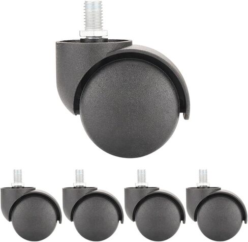 Universal Mute Caster 50KG Wheel 2 Inch Replacement Swivel Rollers 360 Degree Wheels Furniture 2Pcs in Saudi Arabia