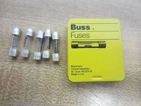 Bussmann GMA-63MA 63 Mamp Glass Fast Acting Cartridge Fuse 250 V Ul Listed, 5 Pack in Saudi Arabia