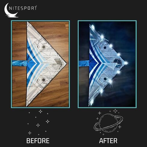 LED Light Up Spaceship Kite in Saudi Arabia