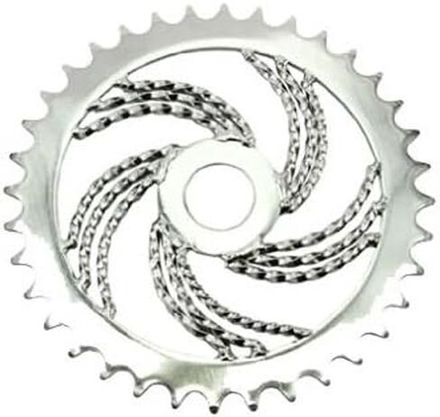 Alta Bicycle Lowrider Twisted Sprocket/Chain Ring (1/2 X 1/8), Various Styles and Colors in Saudi Arabia