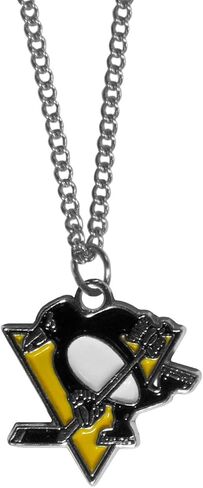 NHL Siskiyou Sports Fan Shop Pittsburgh Penguins Necklace 22 Inch Team Color in Saudi Arabia
