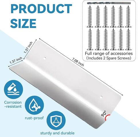 2 Pcs Garage Door Mouse Guard - Garage Door Seal Guards Rustproof Side Seal - ONE-TIME Install Blocks Rats/Snakes/Leaves/Moisture - Heavy Duty for Residential & Commercial Use in Saudi Arabia