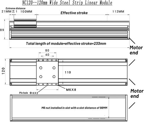 وحدة الجدول الخطي المسمار ثلاثي المحاور 120 مم واسعة مستقرة بالكامل دقة غبار دقة Workbench SFU1605/1610 (57 شريحة محرك ، SFU1610-800MM) in Kuwait