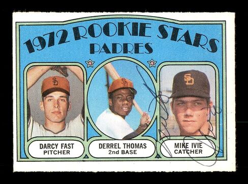 Mike Ivie موقعة 1972 O-Pee-Chee Card #457 San Diego Padres Sku #169195-MLB Motograped Baseball Cards in Saudi Arabia
