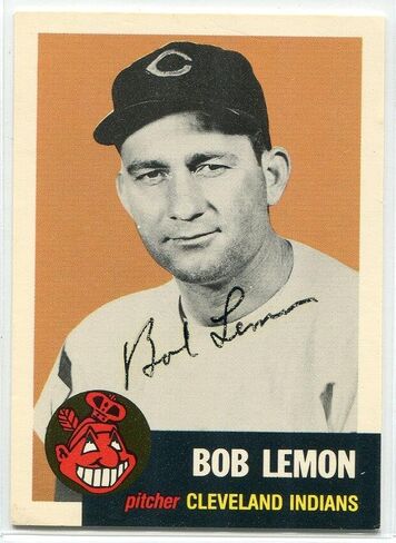 بطاقة أرشيف Bob Lemon Topps - بطاقات موقعة للبيسبول in Saudi Arabia