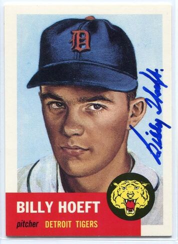 Billy Hoeft تم توقيع بطاقة أرشيف Topps - بطاقات موقعة للبيسبول in Saudi Arabia