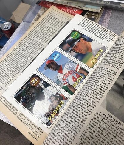 يناير 1990 ، وقعت بطاقات إدراج على بطاقات البيسبول والتون آند دي سميث أوتوس - بطاقات البيسبول الموقعة MLB in Saudi Arabia