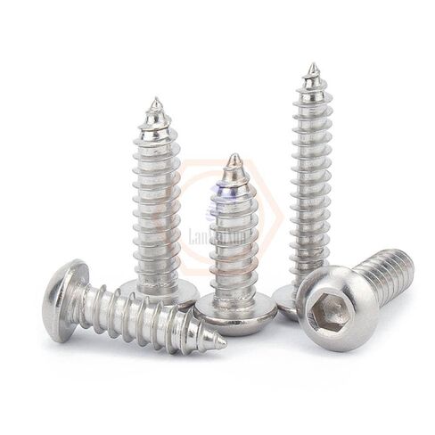 200pcs M2 × 10mm 304 الزر الفولاذ المقاوم للصدأ غطاء رأس قبعة قبعة التنصت الذاتي ، مسامير خشبية in Kuwait