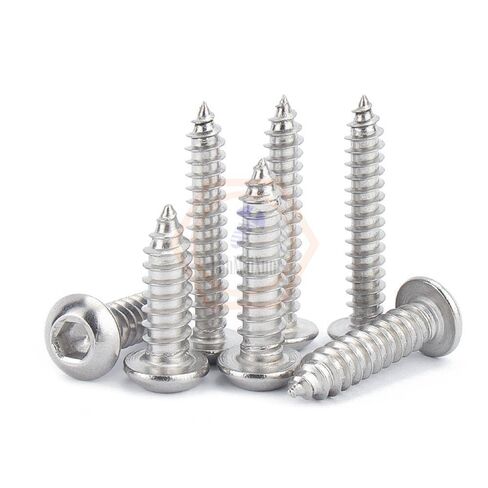 200pcs M2 × 10mm 304 الزر الفولاذ المقاوم للصدأ غطاء رأس قبعة قبعة التنصت الذاتي ، مسامير خشبية in Kuwait