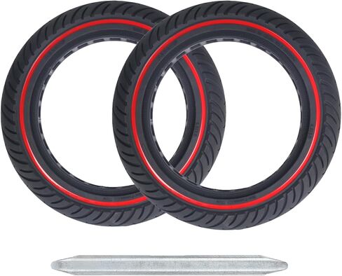 50/75-6.1 Scooter Tire, 2pcs 8 1/2 x2 Solid Tires, Replacement Wheel Compatible with All 8.5inch Scooter Tires in Kuwait