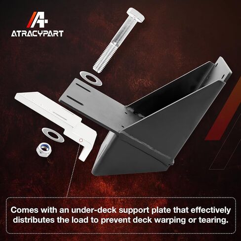 Pontoon Edge Mount Kit Compatible with Talon Shallow Water Anchors, Heavy Duty Steel Mount with Under Deck Support Plate, Replaces 1810225 in Saudi Arabia