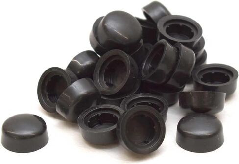 غطاء صامتة القارب 2083112 | Hex Head 3/8 Inch Black (مجموعة من 25) in Saudi Arabia