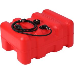 GAOMON Marine Fuel Tank, 12-Gallon Outboard Marine Portable Fuel Tank with Fuel Line, I-Shaped Handle, Easy to Carry in Kuwait