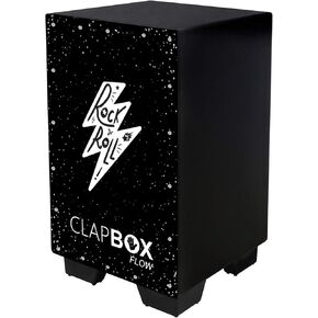 Clapbox Cajon Drum Box Series (H: 20 "W: 12" L: 12 ") - غير مصنوع في الصين - ثلاثة أفخيم داخلية مع ميزات المكافآت | العلامة التجارية الأكثر شعبية على الإنترنت (موسيقى الروك آند رول) in Kuwait