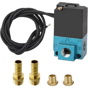 صمام الملف اللولبي 3 -port Mac ، DC 12V للتحكم الإلكتروني في الملف اللولبي مع التركيبات النحاسية - 5.4W ، 35A in Kuwait