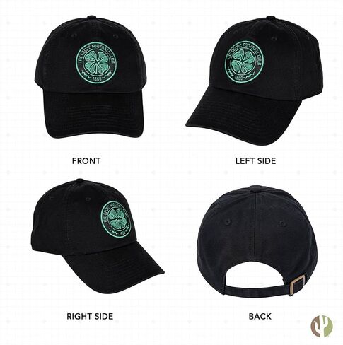 Desert Cactus Celtic FC Baseball Hat Scottish Bhoys Celts Football Football Brimmed Brimmed Servidered Hats Cap Capable Capal Close Comple (Style C1) Black in Saudi Arabia