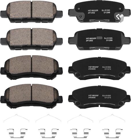 HYFTJYZ Front Ceramic Disc Brake Pads HZ-1375 For Volkswagen Passat Tiguan Audi Q3 Quattro Limited in Kuwait
