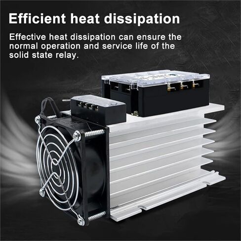 ترحيل الحالة الصلبة ثلاث مراحل SSR صفر الصليب المتقاطع 3 مراحل التحكم 3-32VDC مع الرادياتير 380V10A 25A 40A 60A 80A 100A 1PCS (AC-AC ، 10A) in Saudi Arabia