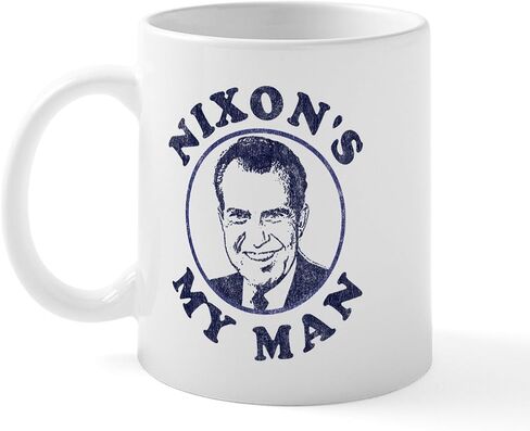 CafePress Nixon's My Man T Shirt Mug 11 oz (325 ml) Ceramic Coffee Mug in Saudi Arabia