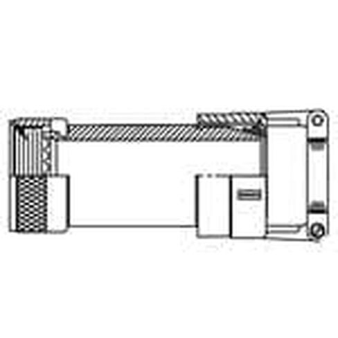 Amphenol, A85049724W, EMI/RFI Environmental Backshell 45° Cadmium Over Electroless Nickel in Kuwait