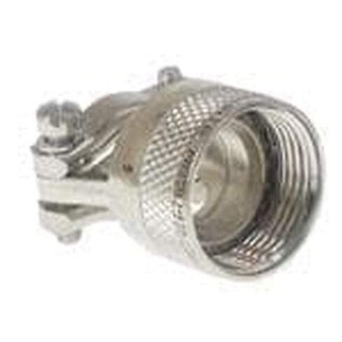 Amphenol ، A850491819N04 ، EMI/RFI البيئية الخلفية 180 ° 19 قذيفة الإلكتروليس سبيكة الألومنيوم الألمنيوم in Kuwait