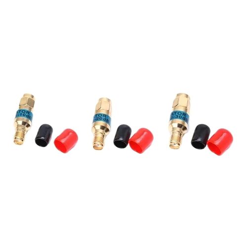 1PCS 2W DC-6GHz ، SMA Male to SMA Female Coansial RF Entenuator 1-30dB SMA موصلات ثابتة مطلي بالذهب (30 ديسيبل) in Kuwait