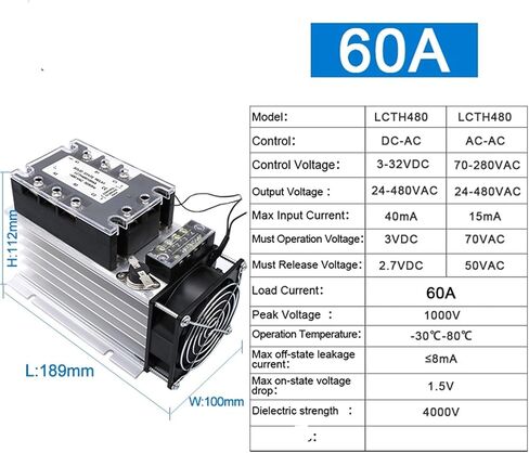 ترحيل الحالة الصلبة ثلاث مراحل SSR صفر الصليب المتقاطع 3 مراحل التحكم 3-32VDC مع الرادياتير 380V10A 25A 40A 60A 80A 100A 1PCS (AC-AC ، 10A) in Saudi Arabia