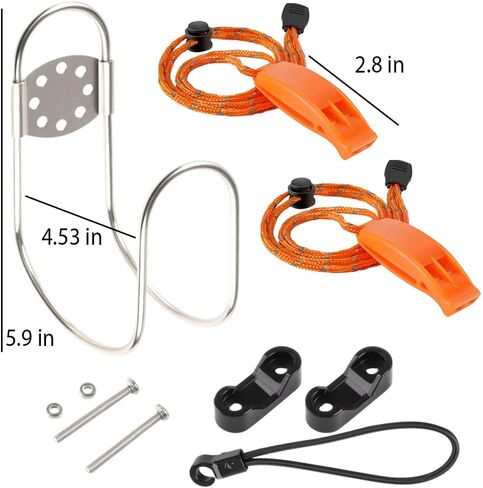Stainless Steel Life Ring Buoys Holder and Safety Emergency Whistles Kit Horseshoe Bracket Plastic Mount Well in Saudi Arabia