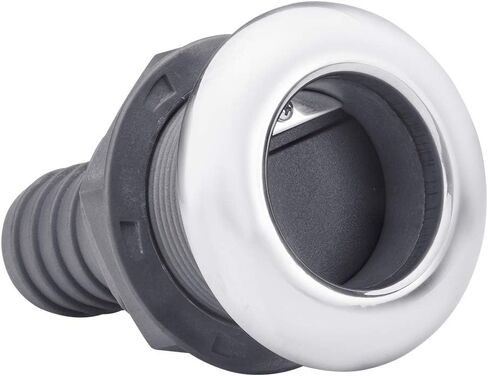 White Water 6657N-SCP Nylon Thru Hull Scupper, 2" Hose, 2-3/16" Cutout in Kuwait