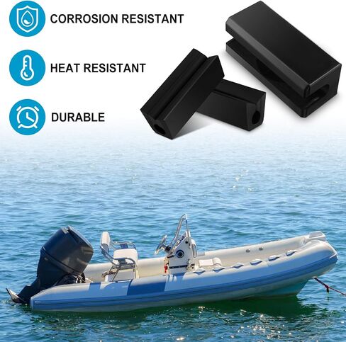 Transom Saver Support and 2 Pcs Trailering Motor Locks Boat Motor Outboard Transom Saver Support Parts for Single Ram Trim and Tilt Systems Outboards Engines, Rubber, Black in Saudi Arabia
