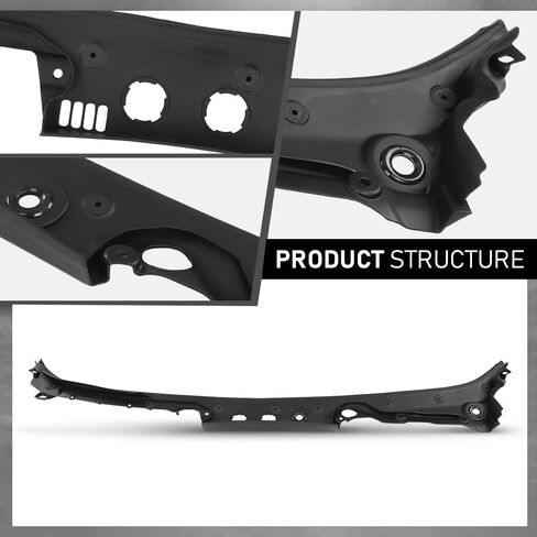 لوحة غطاء ممسحة نافذة الزجاج الأمامي الخارجية من جراند أورانج متوافقة مع Ford F150 2004-2008 شبكة تهوية خارجية ممسحة يمين ويسار مكونة من قطعتين 4L3Z-15022A69-AA 4L3Z-15022A68-BA in Kuwait