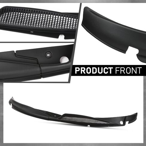 لوحة غطاء ممسحة نافذة الزجاج الأمامي الخارجية من جراند أورانج متوافقة مع Ford F150 2004-2008 شبكة تهوية خارجية ممسحة يمين ويسار مكونة من قطعتين 4L3Z-15022A69-AA 4L3Z-15022A68-BA in Kuwait