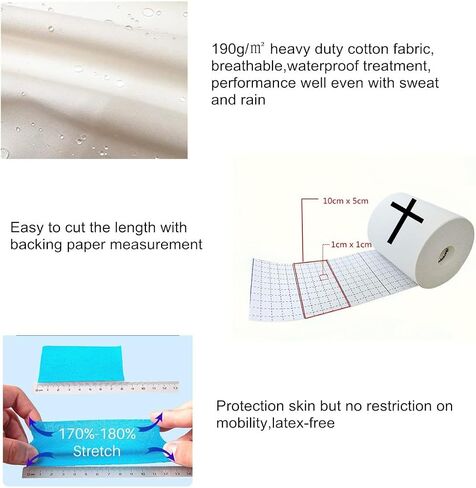 2 Rolls Faith Cross Turf Tape Football - Extra Wide Christian Athletic Turf Tape - Ultra Sticky & Latex Free, Protects from Turf Burn, Waterproof & Flexible (White & Black, 4 inch) in Saudi Arabia