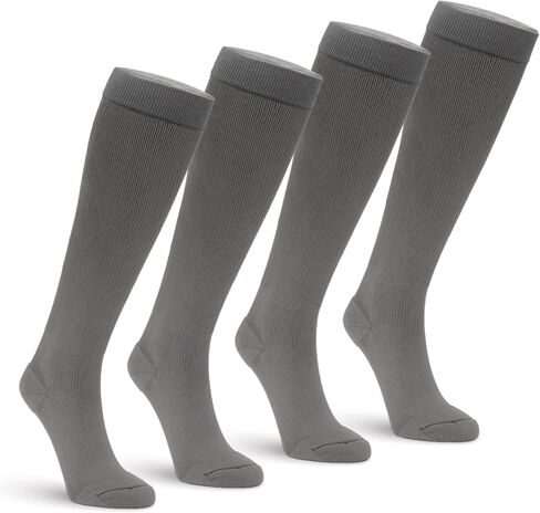 Garment Liner, Unisex, Light Foot-to-Ankle Compression, Tan & Grey, Small - XXLarge, 1 2 4 Undersocks/Pack in Saudi Arabia