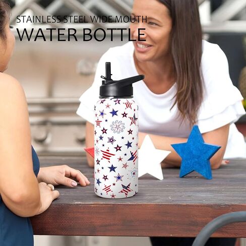 32oz Checkered Stainless Insulated Aater Water Bottle with Straw,Checkered Gym Hiking Sports Coffee Mug Cup Water Bottles,Checkered Gifts for Women,Checkered Decor Stuff Accessories in Saudi Arabia