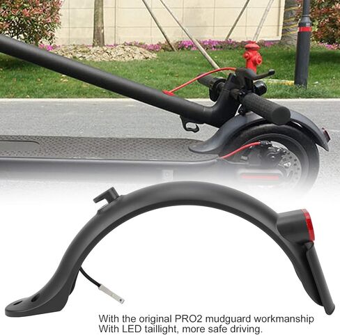 Scooter الكهربائية الخلفية Mudguard ، ABS PC PC الخلفية Mudguard Hook Tail Fixation Accessories لـ Xiaomi M365 Pro 2 أجزاء إصلاح الدراجات البخارية الكهربائية in Kuwait