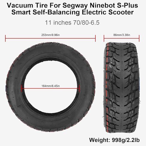 Vacuum Tire for Segway Ninebot S-Plus in Kuwait