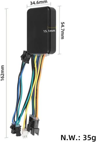 Electric Scooter Headlight Controller Module for KUGOO for Kukirin for G2 Pro Lightweight Plastic Light Control Board Replacement Part Compatible Accessory Black 35g in Kuwait