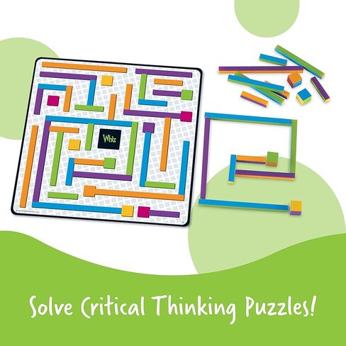 Learning Resources iTrax Critical Thinking Game - 69 Pieces, Ages 6+ Brainteaser Games for Kids, Develops Critical Thinking Skills, Board Games in Saudi Arabia