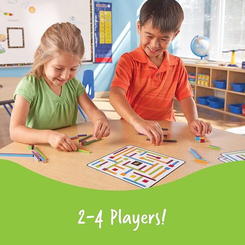 Learning Resources iTrax Critical Thinking Game - 69 Pieces, Ages 6+ Brainteaser Games for Kids, Develops Critical Thinking Skills, Board Games in Saudi Arabia