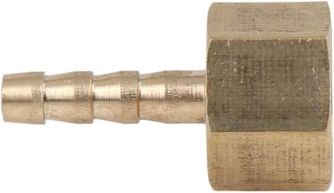 X AUTOHAUX 4mm Hose ID X 1/4'' NPT Female Pipe Car Brass Hose Tail Barb Fitting Connector for Joiner Air Water Fuel Pipe - 5 Pcs in Saudi Arabia