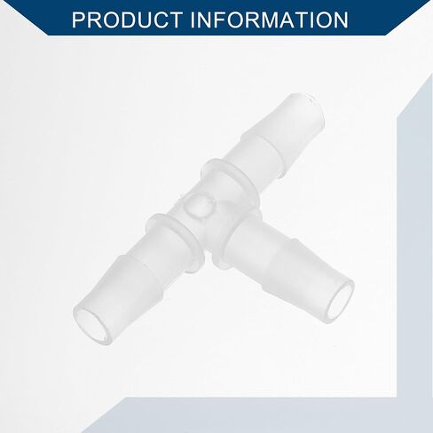 Vacuum Tubing Connector T Shaped 3 Way Vacuum Tubing Connector Car Plastic 3/8'' 5pcs Clear in Saudi Arabia