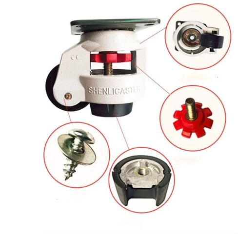 GD-40F 60F 80F LOAD 500KG Level Adjustment Wheel Properts Flow Super for Equipment Industrial Sasters (1PCS GD-80F) in Saudi Arabia