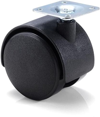 4Pcs Furniture Wheel Furniture Caster 40mm 48mm Plate with Brake Swivel Castor Wheels Replace(30mm) in Saudi Arabia