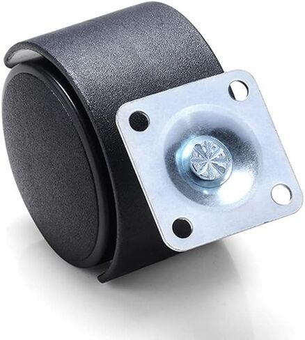 4Pcs Furniture Wheel Furniture Caster 40mm 48mm Plate with Brake Swivel Castor Wheels Replace(30mm) in Saudi Arabia