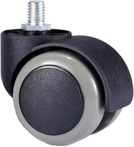 Chair Wheel Caster 2 Inch 50KG Swivel Castor Furniture Feet Replacement Wheels 360 Degree Roller Rubber(Click-in White) in Saudi Arabia
