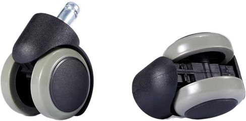 Chair Wheel Caster 2 Inch 50KG Swivel Castor Furniture Feet Replacement Wheels 360 Degree Roller Rubber(Click-in White) in Saudi Arabia
