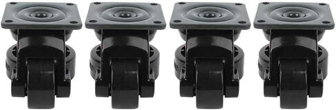 4Pcs Level Adjustment Caster Heavy Duty Industrial Roller Wheel Leveling Caster Wheel in Saudi Arabia