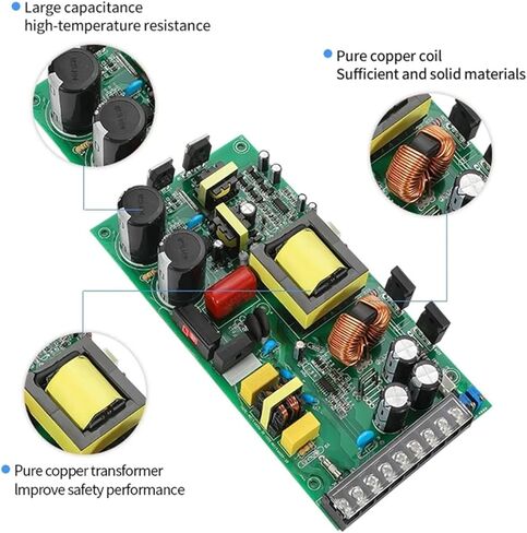 600W Switching Power Supply 0-12V 15V 24V 36V 48V 60V 72V 80V 90V 110V 150V 220V AC/DC Single SMPS MS-600-48 (0-150V 4A) in Kuwait