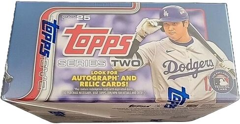 2025 Topps Baseball Series 2 بطاقات تداول صندوق البيع بالتجزئة in Saudi Arabia